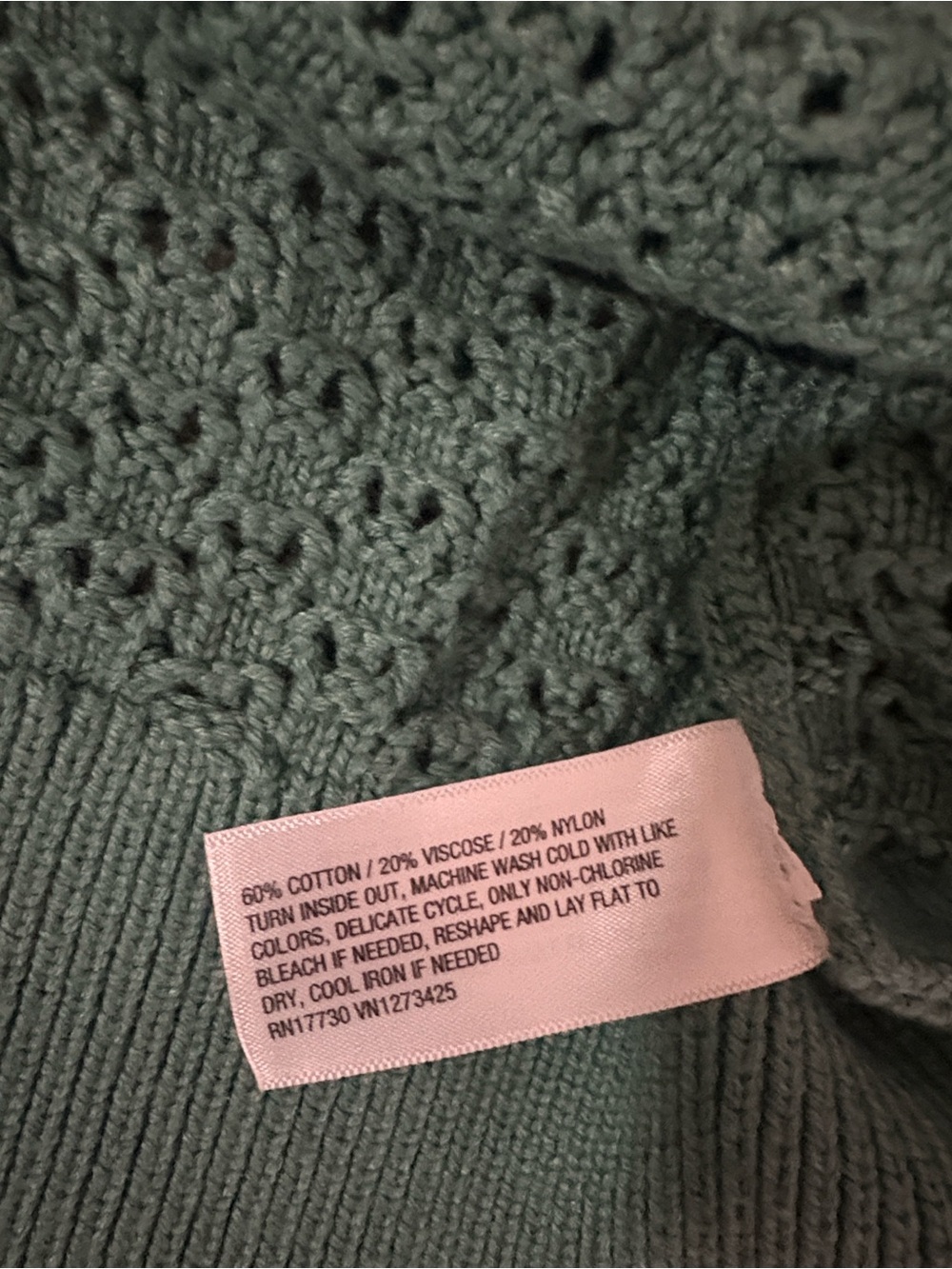 Goodfellow & Co Teal-Green Textured Crewneck Sweater - Picture 5 of 7
